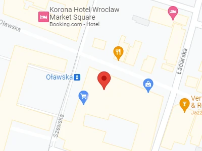 Location of the MAX exchange office in Wrocław